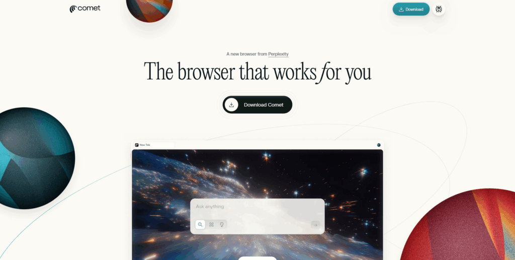 Comet - Perplexit Browser